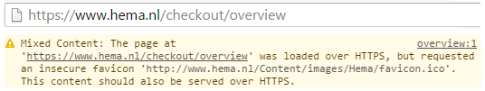 HTTPS verbinding met fout